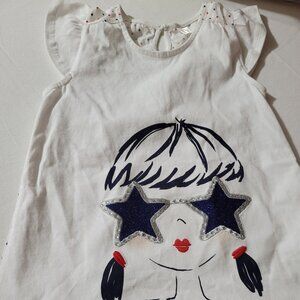 Gymboree Red, White & Cute NWT size 10 summer shirt. Located A20